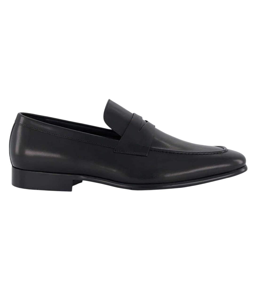 Mocassins Penny Homme Noir Dune London-3