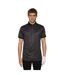 Mens Ikat Collared Polo Shirt Black J.Lindeberg-1