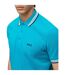 Polo Paddy Euro Homme Turquoise Vif Turquoise Pâle Boss-4