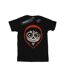 Disney Femme/Ladies Coco Miguel Skeleton Face Hood Cotton Boyfriend T-Shirt (Noir) - UTBI16563-1