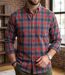 Chemise à carreaux homme WINCHESTER TARGET à carreaux gris : le confort thermique du pur coton gratté-1