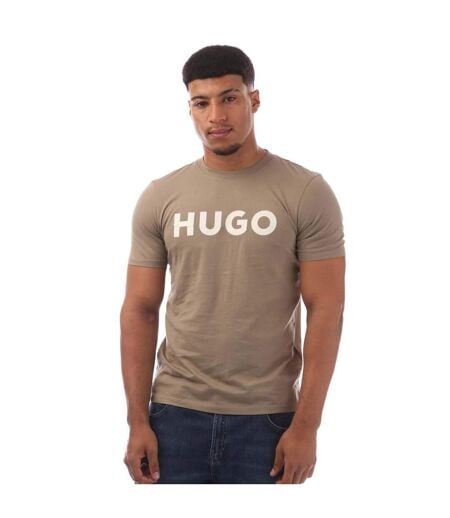 T-shirt Dulivio Homme Marron Hugo