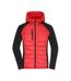 Veste Hybride Femme Rouge Noir James And Nicholson-1