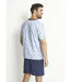 Pyjama short col V jersey coton-2