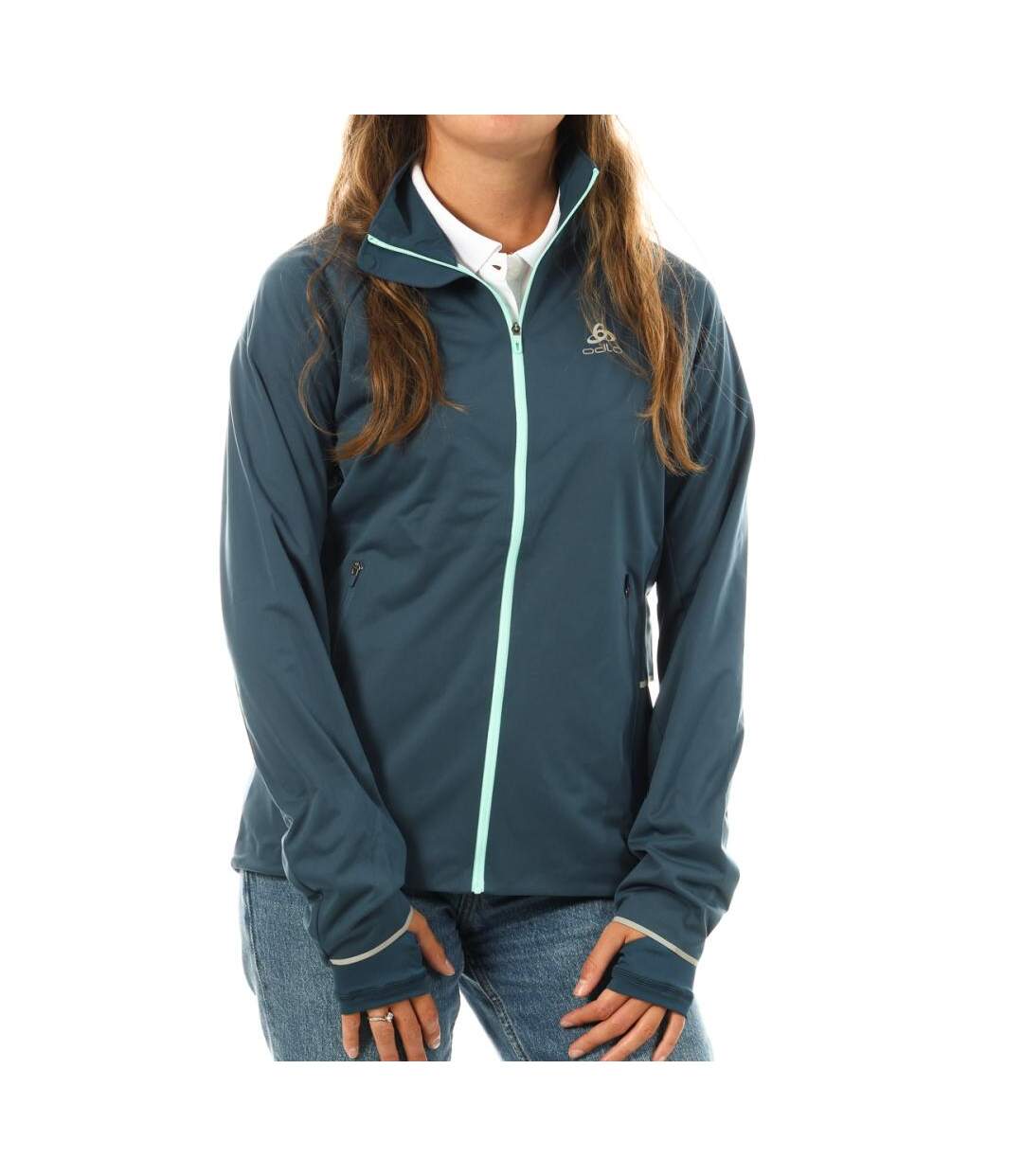 Veste Technique Bleu Femme ODLO Zeroweight Pro - L