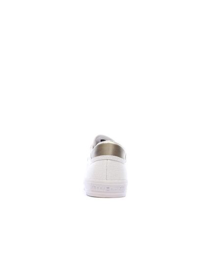 Baskets blanches femme tommy hilfiger vulc canvas lace up