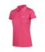 Womens/ladies remex ii polo neck t-shirt flamingo pink solid Regatta