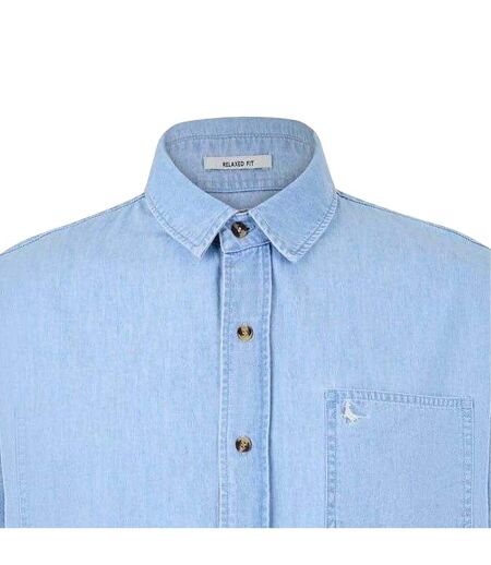 Chemise Manches Longues Homme Bleu Pâle Jack Wills