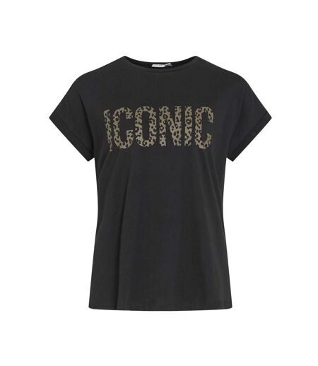T-Shirt noir femme vila colby