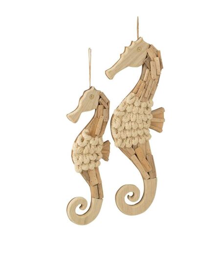 Hippocampe Déco à Suspendre Bali 59cm Naturel