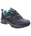 Cotswold Womens/Ladies Abbeydale Low Hiking Boots (4 UK) (Grey/Black/Aqua) - UTFS5224