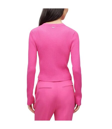 Womens/ladies Fahara Cardigan Pink Hugo Boss