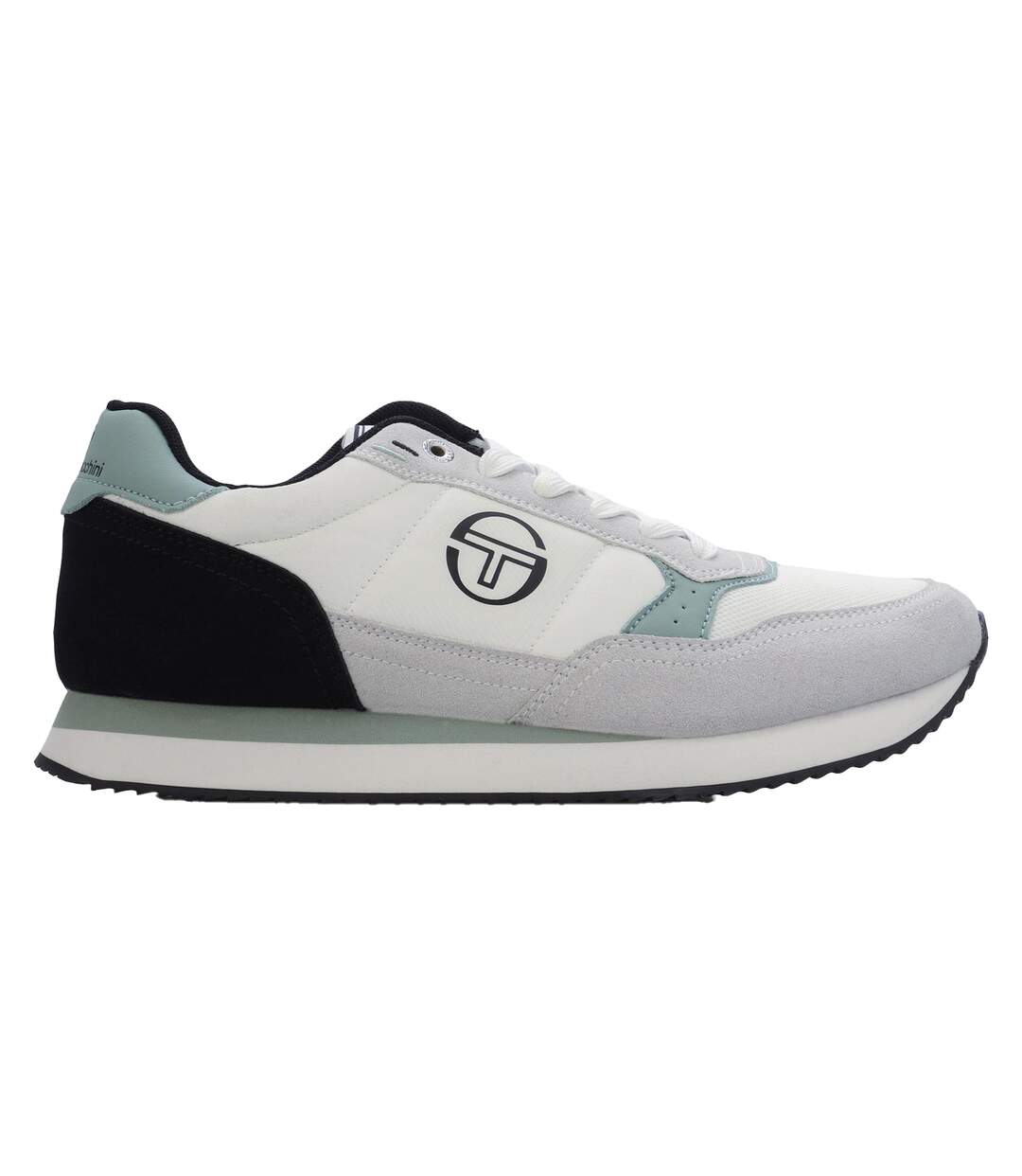 Mens Monza Logo Low Cut Trainers White Sergio Tacchini-1