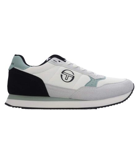 Mens Monza Logo Low Cut Trainers White Sergio Tacchini