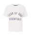 Womens/ladies Logo Triblend Cropped Boxy T-shirt Shell Fear Of God Essentials-2