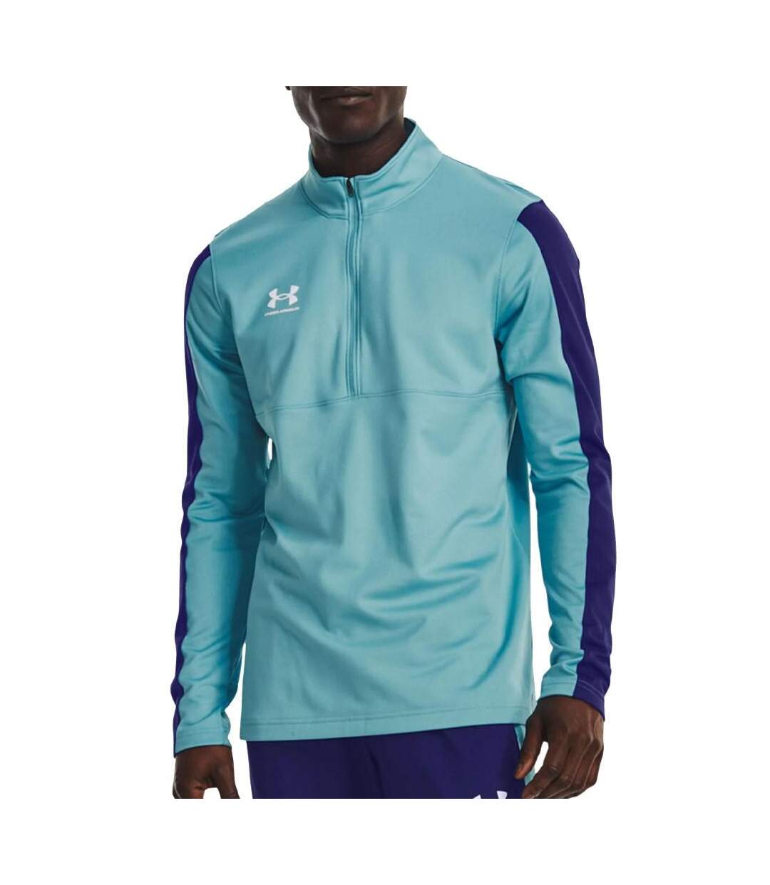 Sweat Bleu Homme Under Armour Challenger Midlayer - L-1