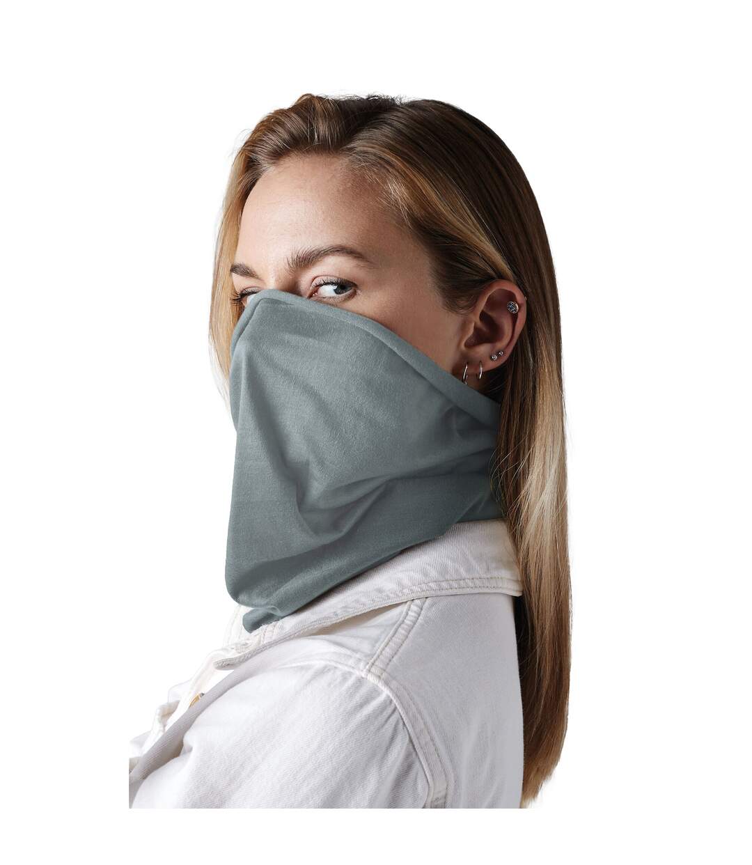 Snood Taille Unique Gris Beechfield-1