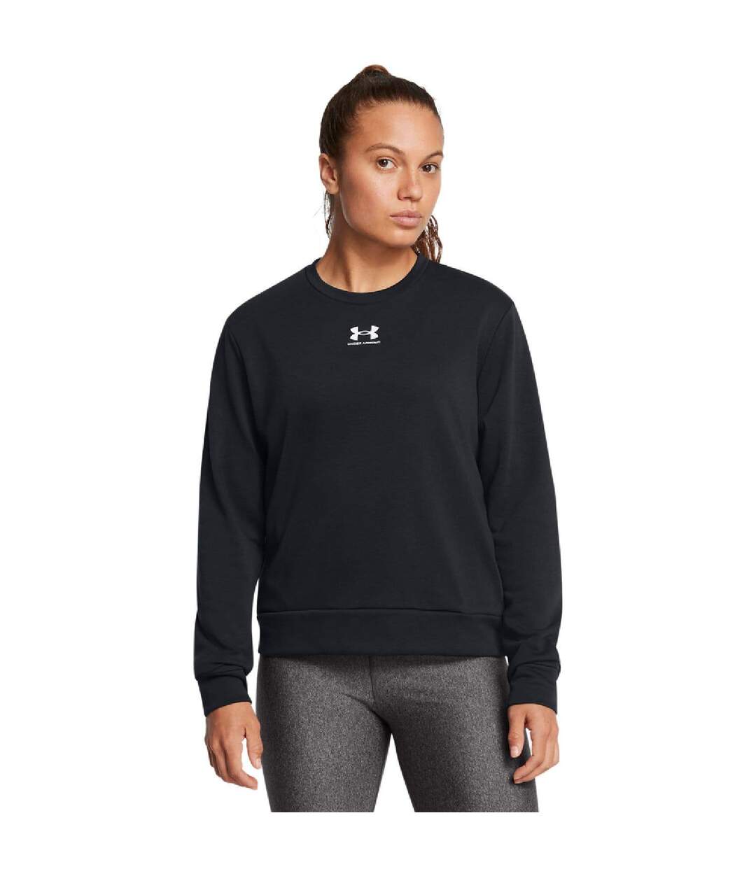 Sweat Femme Noir Under Armour-1