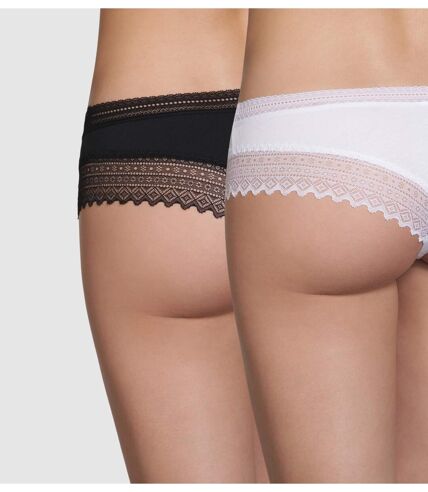 Lot de 2 Boxers Dentelle Sexy Fashion