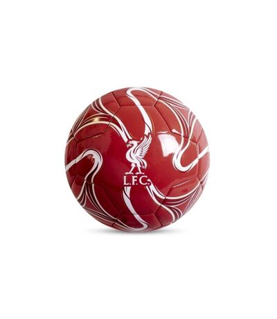 Liverpool FC - Ballon de foot (Rouge / Blanc) (Taille 5) - UTCS1470