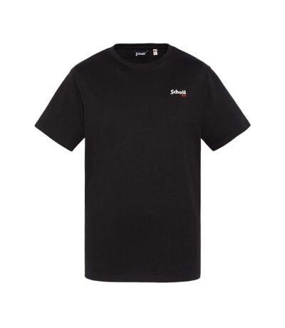 T-shirt brodé noir homme schott nyc - m