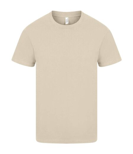 Casual Classics Mens Ringspun Cotton Longline T-Shirt (Sand) - UTAB602