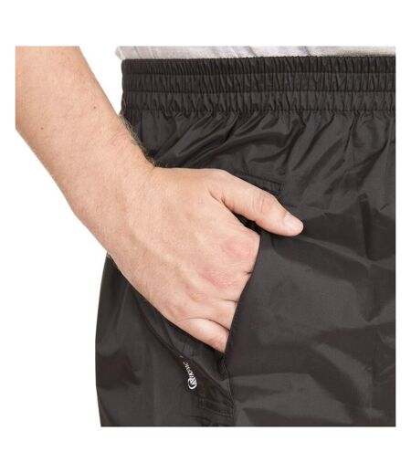 Trespass Womens/Ladies Qikpac TP75 Packaway Waterproof Trousers (Black)
