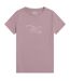 T-shirt À Manches Courtes Et Coupe Décontractée Imprimé Graphique Snowdon Pour Femme Rose Mountain Warehouse-1