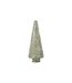 Sapin de Noël Déco à Paillettes Ethel 32cm Argent-1