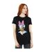 Disney Womens/Ladies Daisy Duck Big Portrait Cotton Boyfriend T-Shirt (Noir) - UTBI37867-2