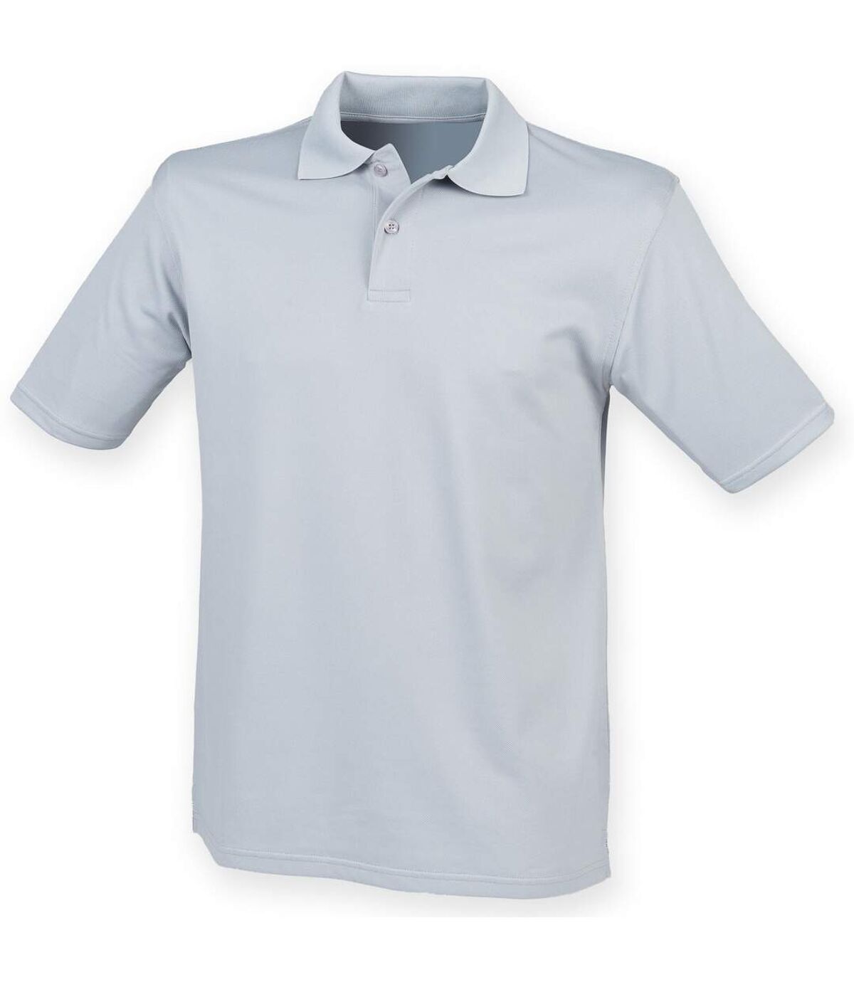 Henbury Mens Coolplus® Pique Polo Shirt (Silver Gray)