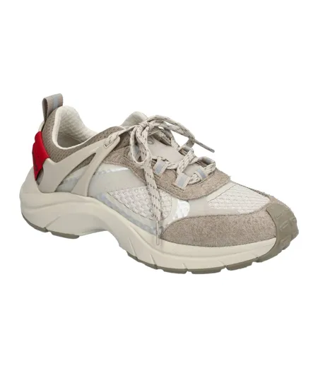 Womens/ladies Low Trainers Medium Beige Hugo