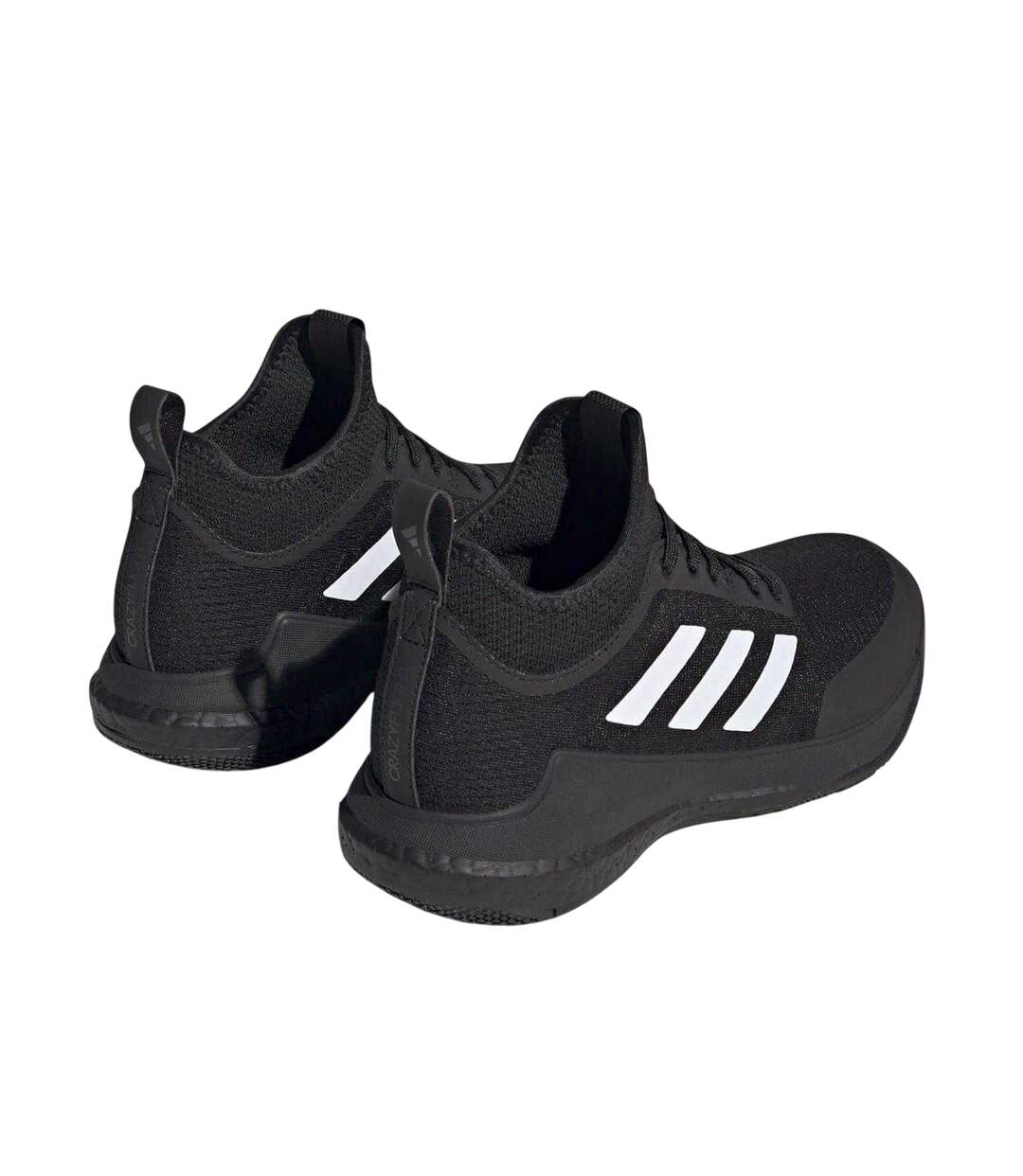 Chaussures De Salle Crazyflight Femme Noir Blanc Adidas-2