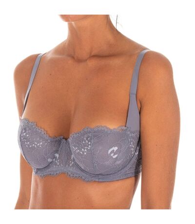 Balconette bra with cups and underwire QF1197E women