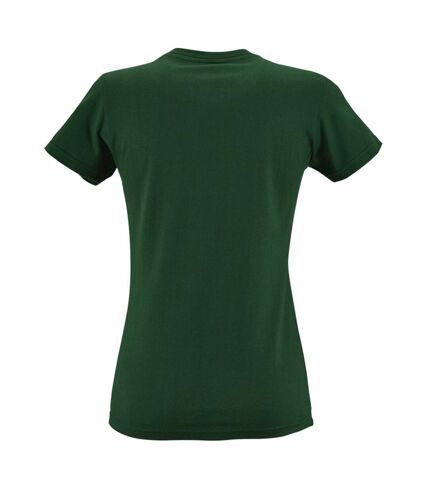 SOLS Womens/Ladies Imperial Heavy Short Sleeve T-Shirt (Bottle Green) - UTPC291