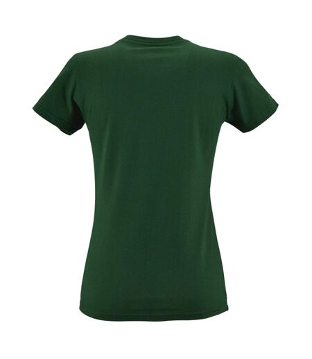 SOLS - T-shirt manches courtes IMPERIAL - Femme (Vert bouteille) - UTPC291