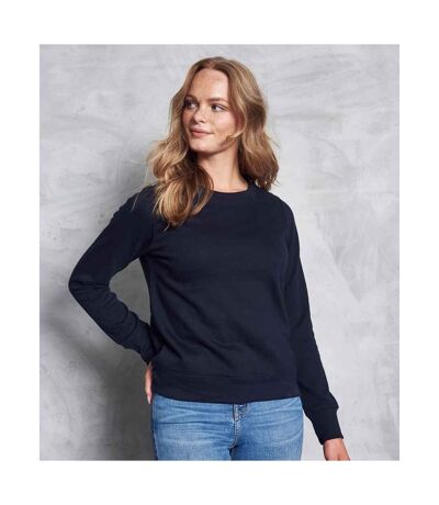 Womens/ladies Sweatshirt French Navy Awdis
