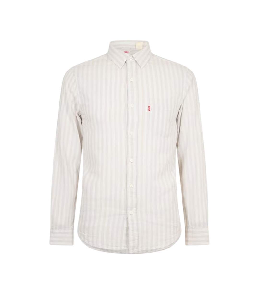 Mens Classic Long-sleeved Shirt Vaporous Grey Levis-1