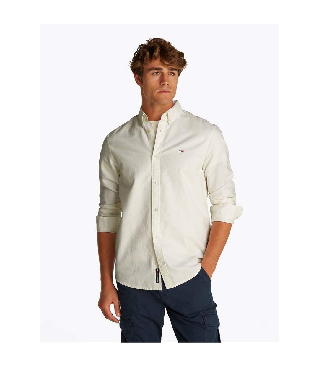 Chemise Homme Écru Tommy Jeans-1