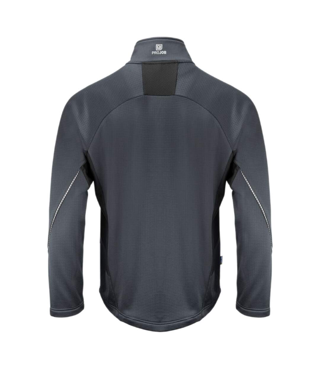 Mens 3319 Microfleece Fleece Jacket Grey Projob-2