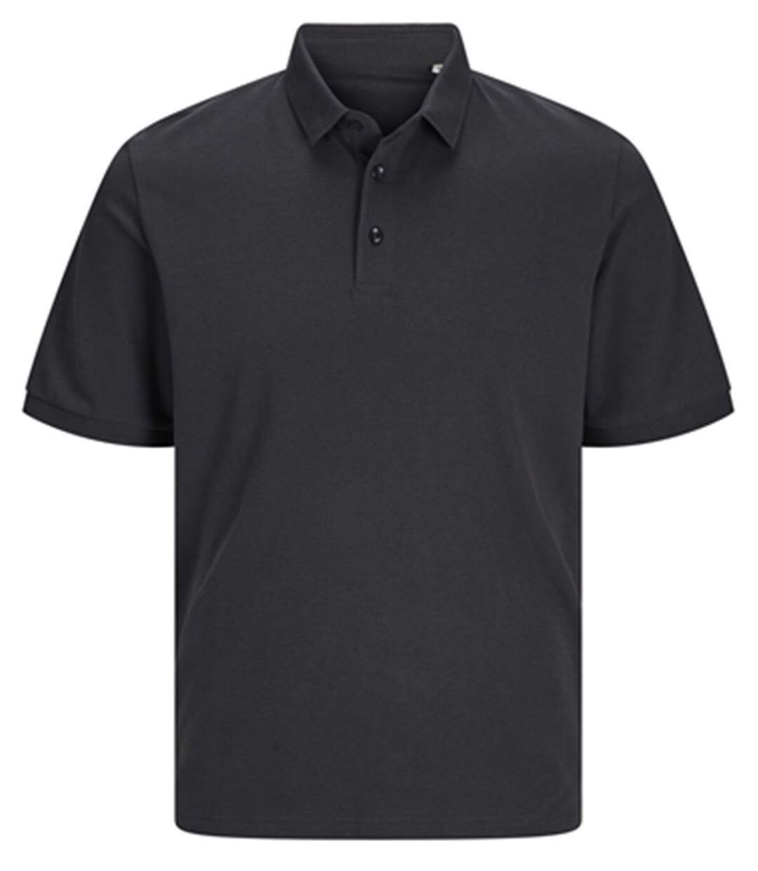 Polo manches courtes - JACK&JONES - Unisexe - JJ7556 - gris asphalte-1