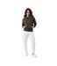 Unisex adult rila recycled cotton lightweight hoodie khaki green Iqoniq-3