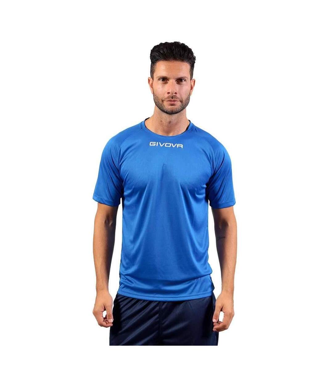 T-shirt Capo Homme Bleu Givova-2