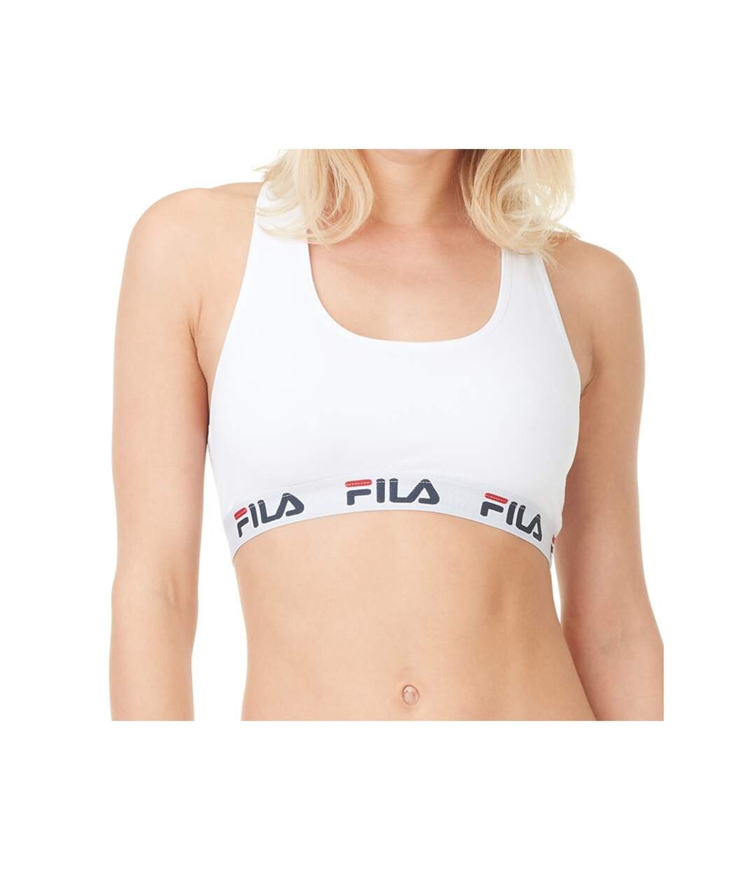 Lot de 3 Brassières coton femme FU6042C Uni Fila