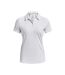 Polo Blanc Femme Under Armour Playoff - L-1