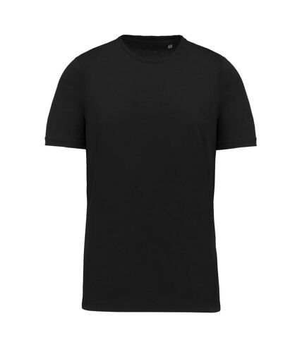 Kariban Mens Cotton Crew Neck T-Shirt (Black) - UTRW7599
