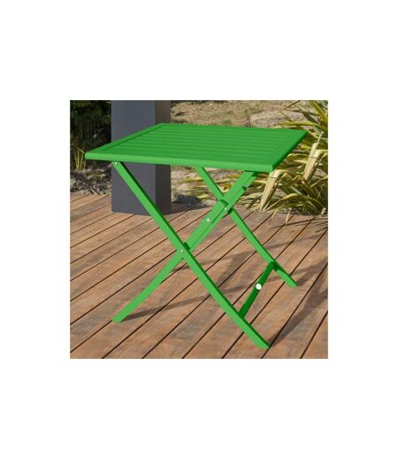 Table de Jardin Pliante Marius 70cm Vert Prairie