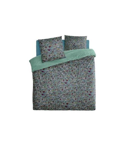 Parure de Lit 3 Pièces Mozaika 240x220cm Bleu
