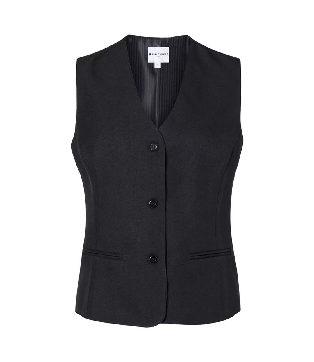 Gilet Basic Femme Noir Karlowsky-1