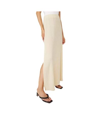 Principles Womens/Ladies Textured Maxi Skirt (Stone) - UTDH4245